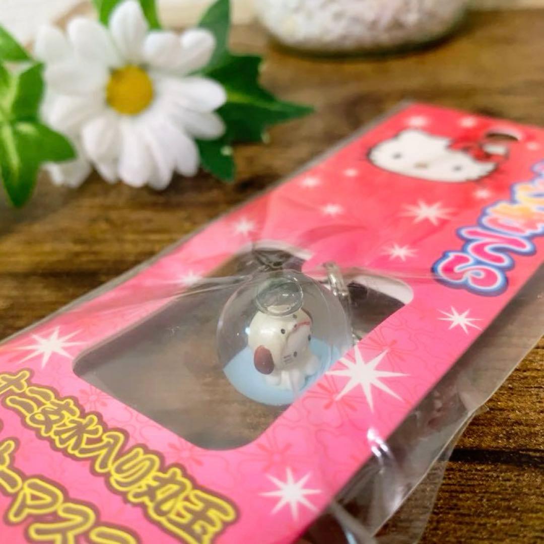 希少】ハローキティ 根付 十二支 戌 水入り丸玉 ファスナーマスコット