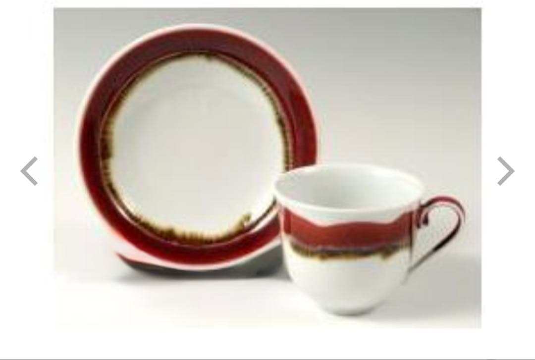 有田焼　真右エ門窯　共箱　 カップ＆ソーサー　真右ェ門窯