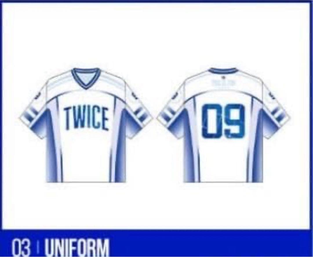 TWICE ユニフォーム XLサイズ 未開封 TWICE ユニフォーム XLサイズ 未