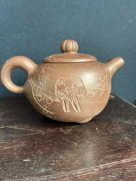 中国紫砂壺　茶道具　在銘　急須