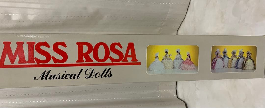 アンティーク オルゴール miss ROSA 人形 ドール 昭和レトロ