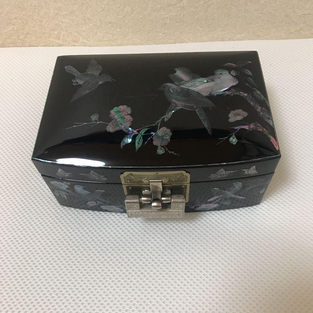 貴重 優雅 韓国 螺鈿細工】螺鈿の宝石箱