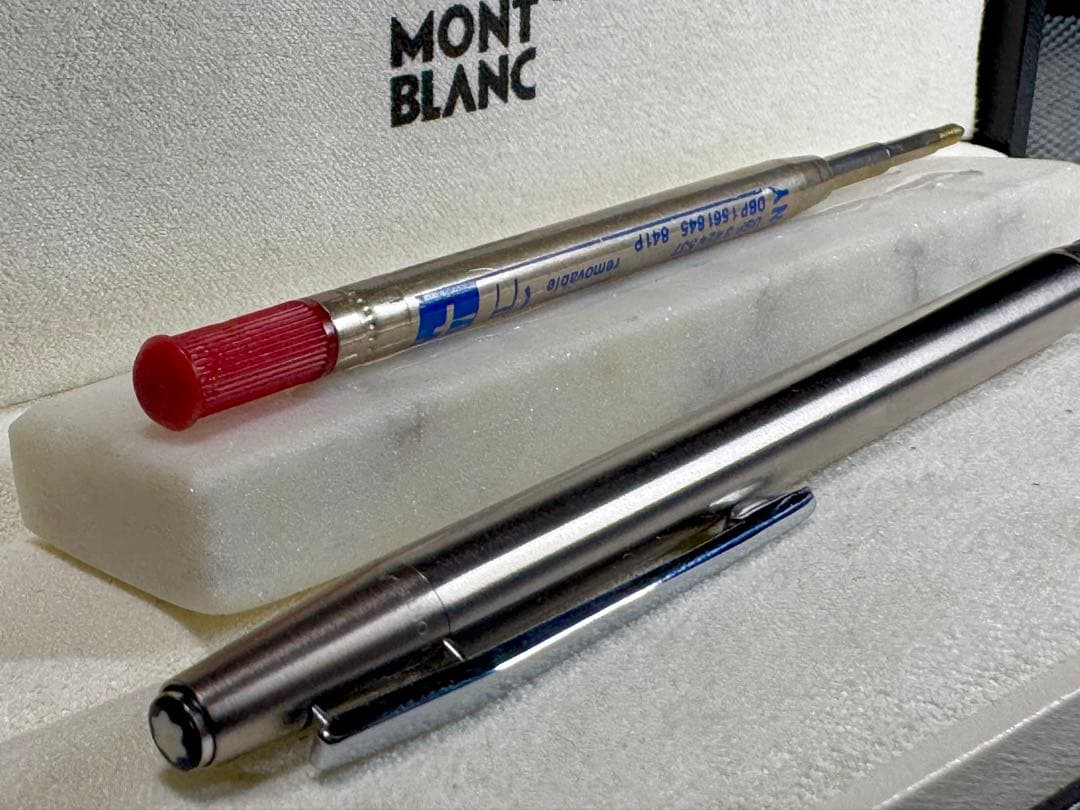 極美品】MONT BLANC 1970S シルバー スリムライン - メルカリ