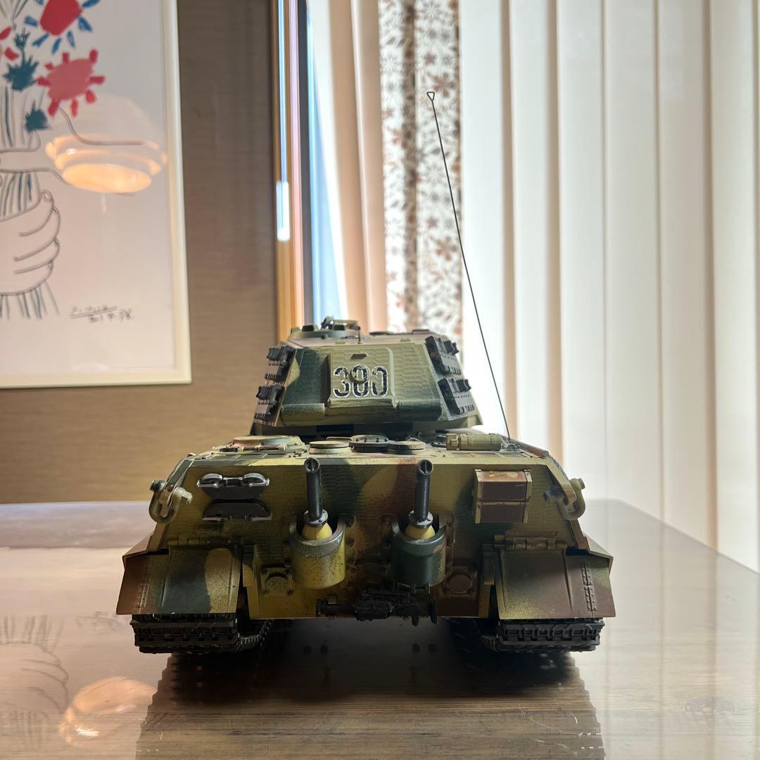 タミヤ 1/16RCタンク キングタイガー ヘンシェル砲塔