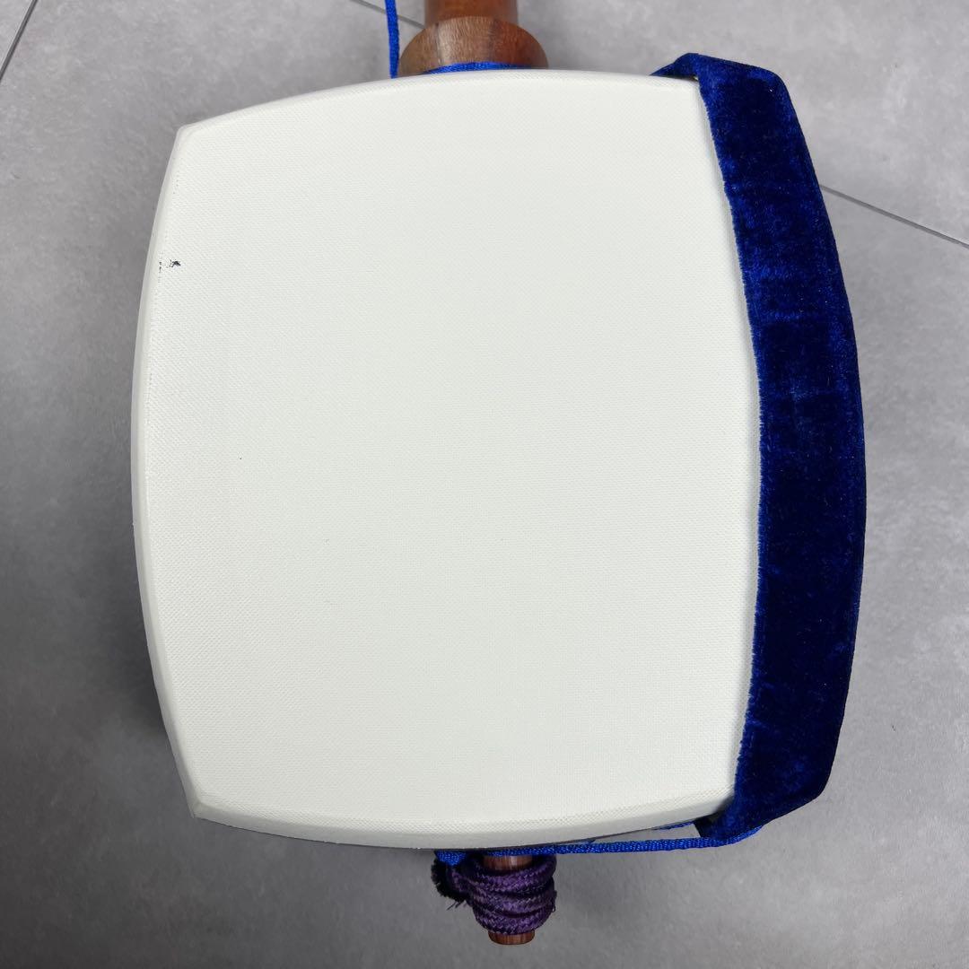 比較的美品 初心者おすすめ 津軽三味線 太棹 正寸 合皮 花梨 胴掛け