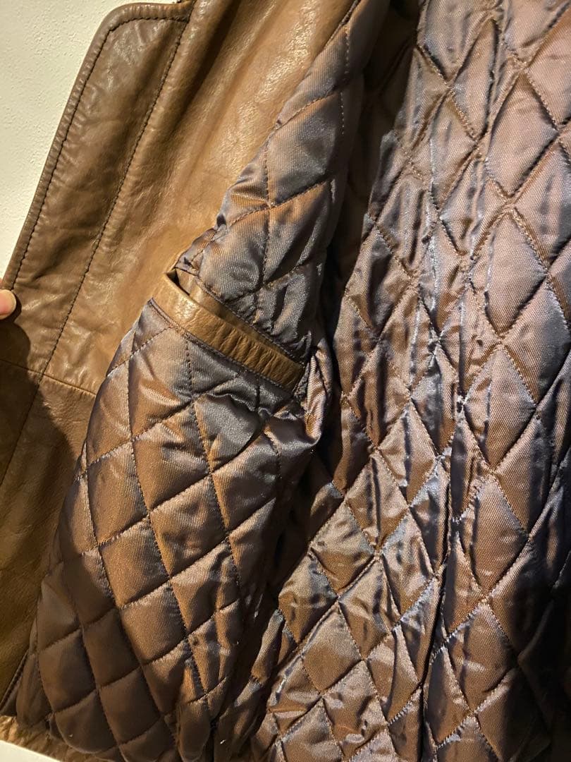 AVIREX 本革 シングルライダースジャケット ブラウンサイズS 楽天市場