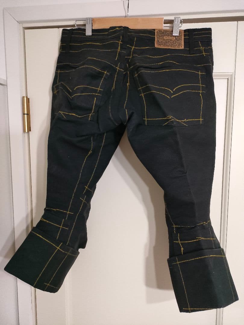 超希少状態良☆NEMETHクリストファーネメス手書グリッド立体裁断デニム