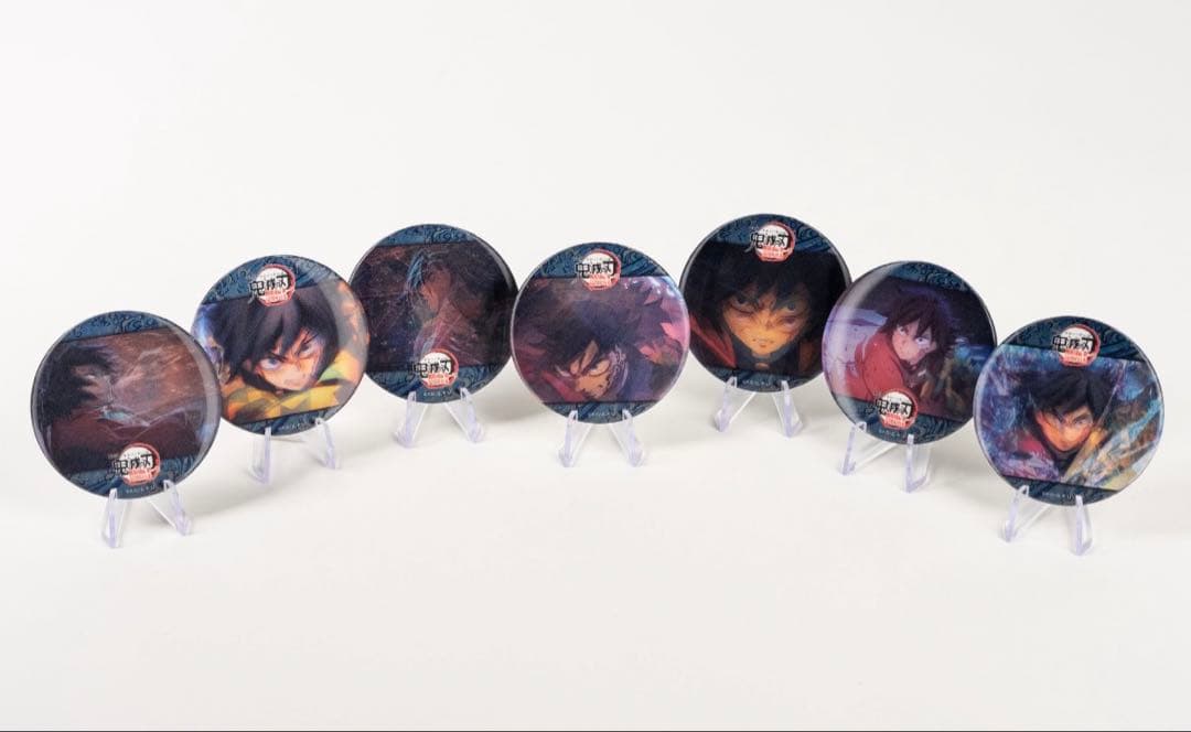 鬼滅の刃 無限城編　水の呼吸　ランダム アニメーション　缶バッジ 冨岡義勇