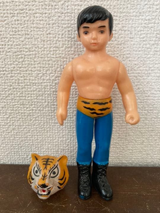 送料込み タイガーマスク 中嶋製作所 当時物 フィギュア