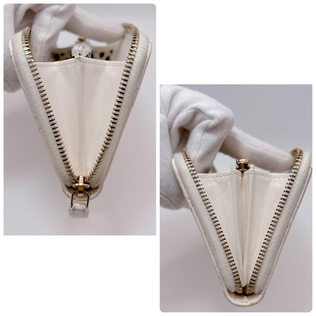 最安値 CHANEL シャネル マトラッセ COCOパール ジップパース