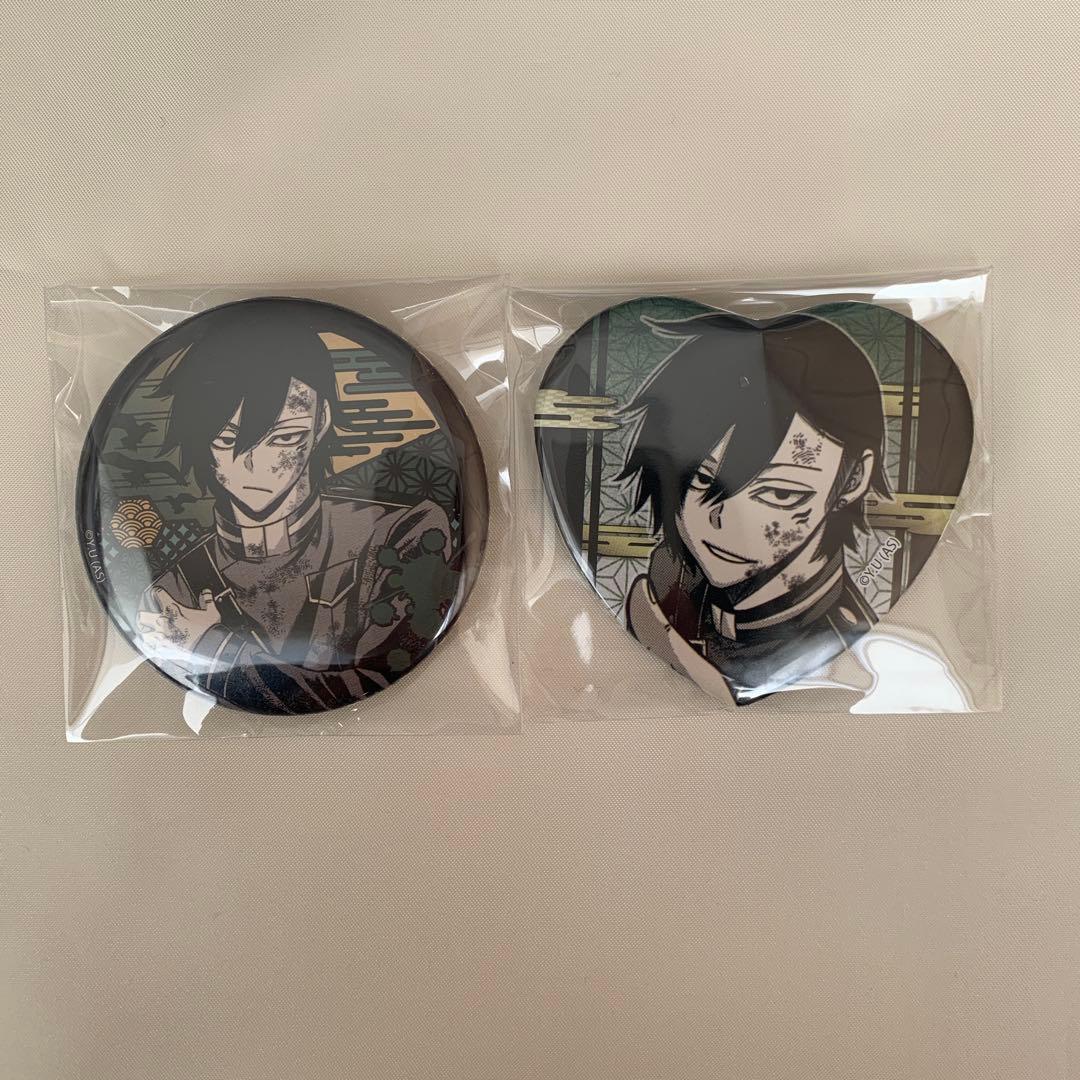 桃源暗鬼 鳥飼羽李 ハート缶バッジ - メルカリ