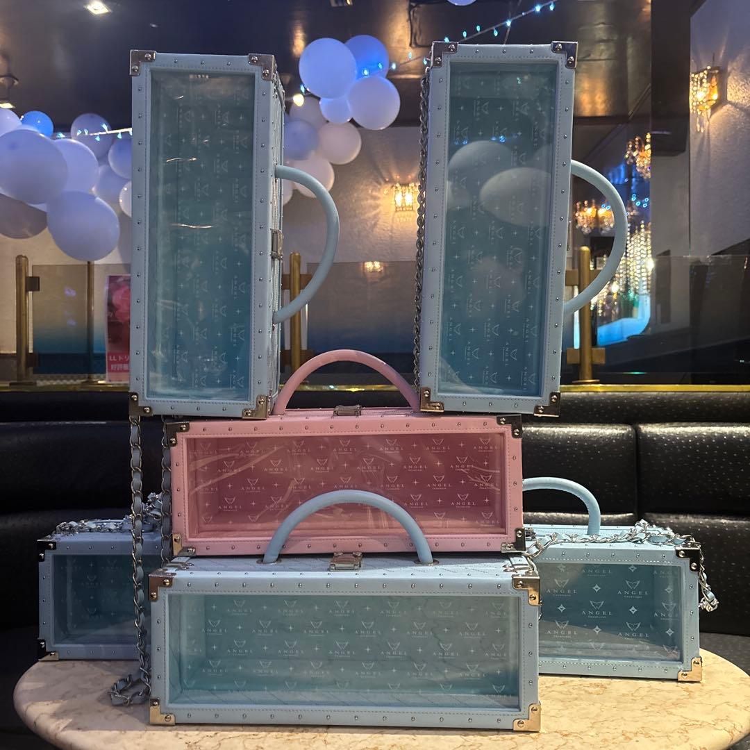 エンジェルシャンパン 空箱 ドゥミセック ドゥミセックロゼ 6本セット