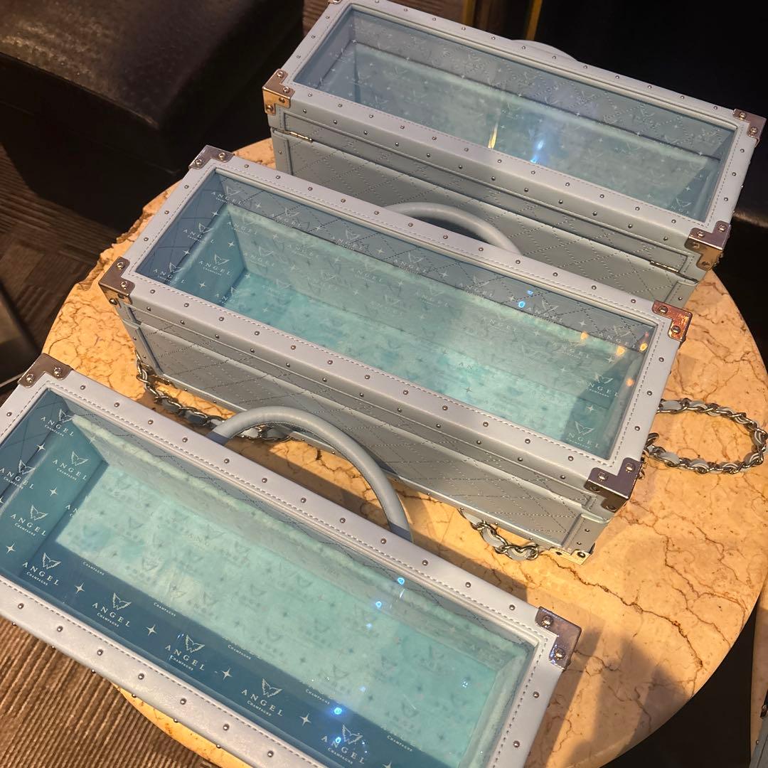 エンジェルシャンパン 空箱 ドゥミセック ドゥミセックロゼ 6本セット