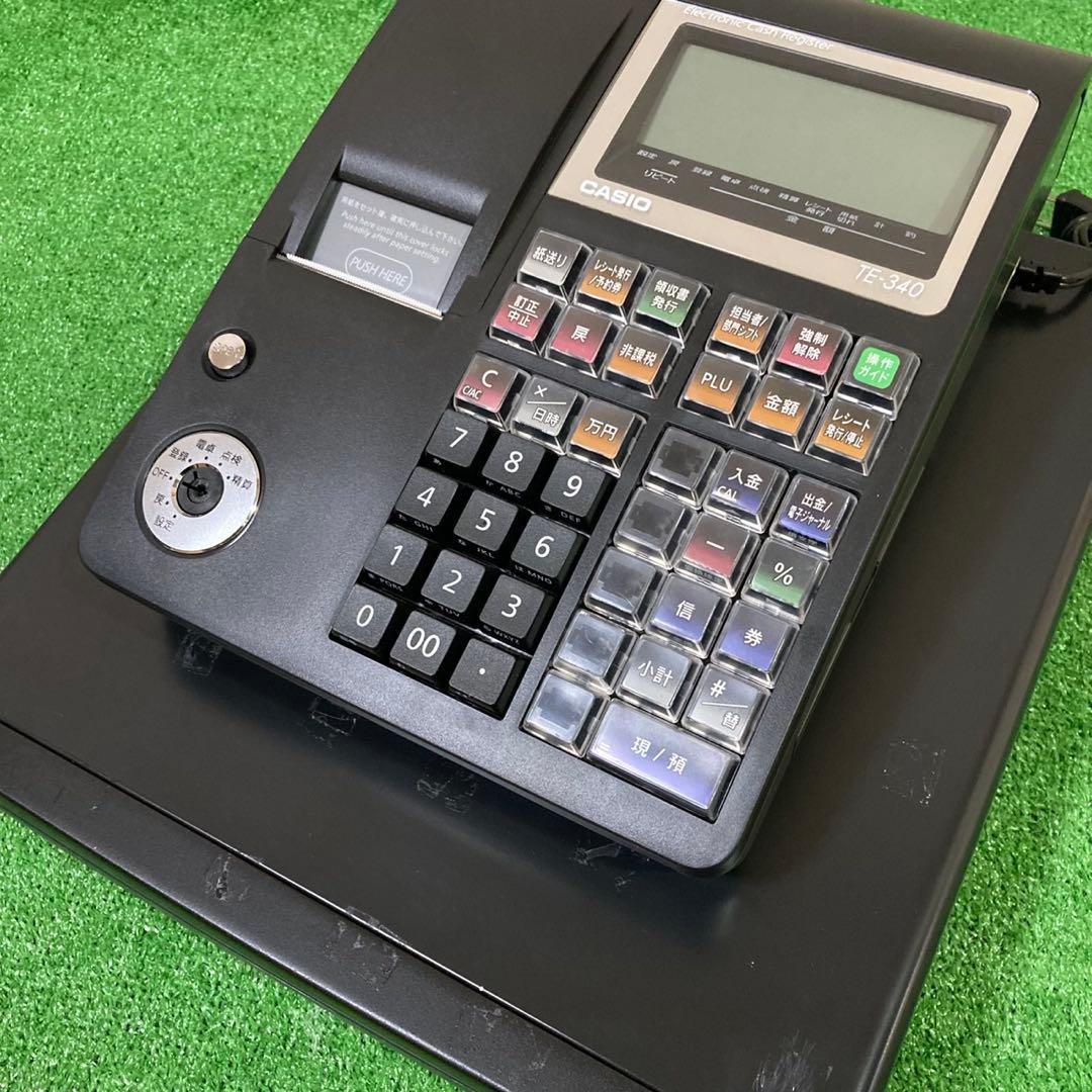 CASIO TE-340 電子レジスター - メルカリ