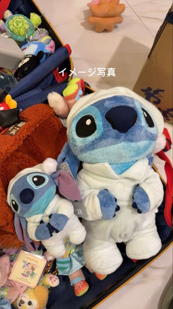 香港ディズニーランド　スティッチぬいぐるみ パジャマ