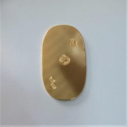 令和元年開運　黄金小判【サイズ　約３６×６５×2mm】【20枚】