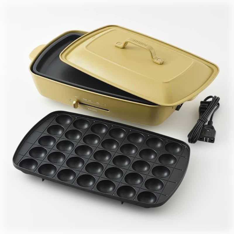 BRUNO ブルーノ ホットプレート 【限定カラー】 大型 たこ焼きプレート付き