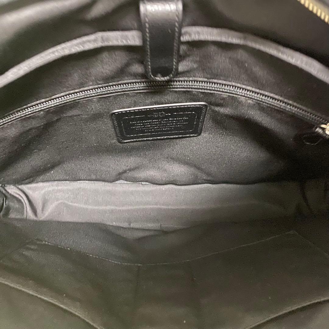 COACH コーチ　2wayビジネスバッグ　メトロポリタン　レザー　ブラック