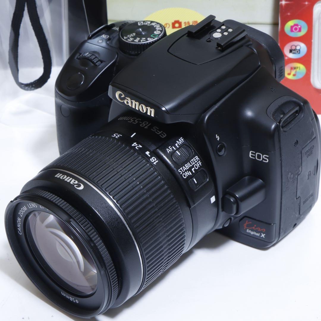 ☆ スマホに送れる一眼レフ☆キャノン EOS Kiss XISセット - メルカリ
