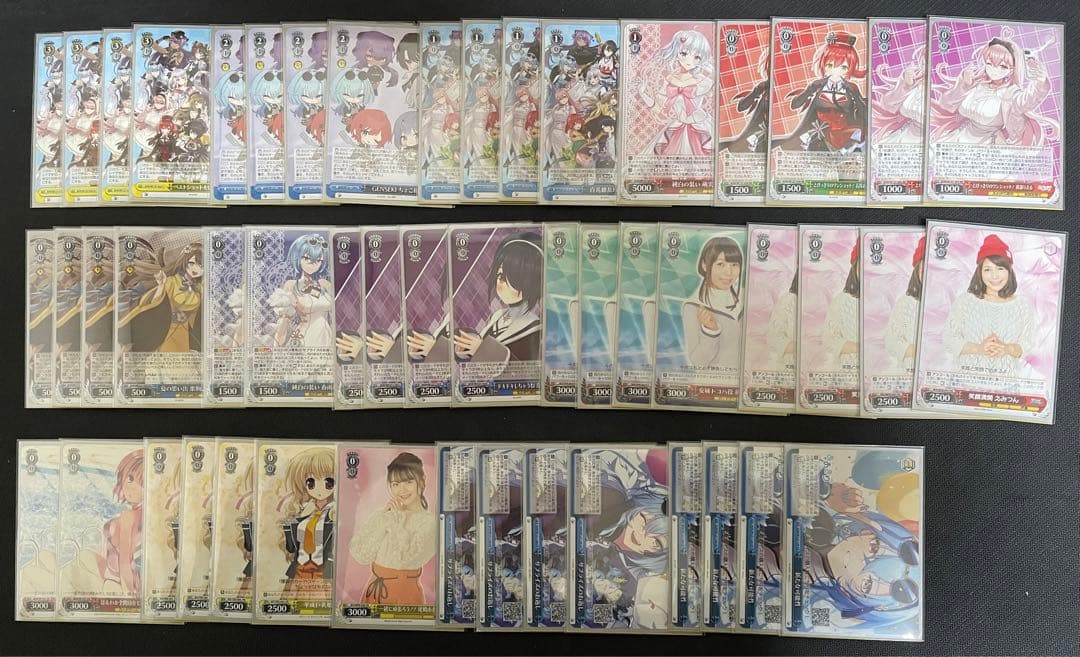 ヴァイスシュヴァルツ あおぎり高校 魂子バーン 8本 デッキ