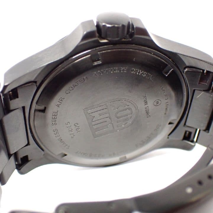 f*t様 ルミノックス 1920 ブラック クオーツ メンズ 腕時計 コマ2 防