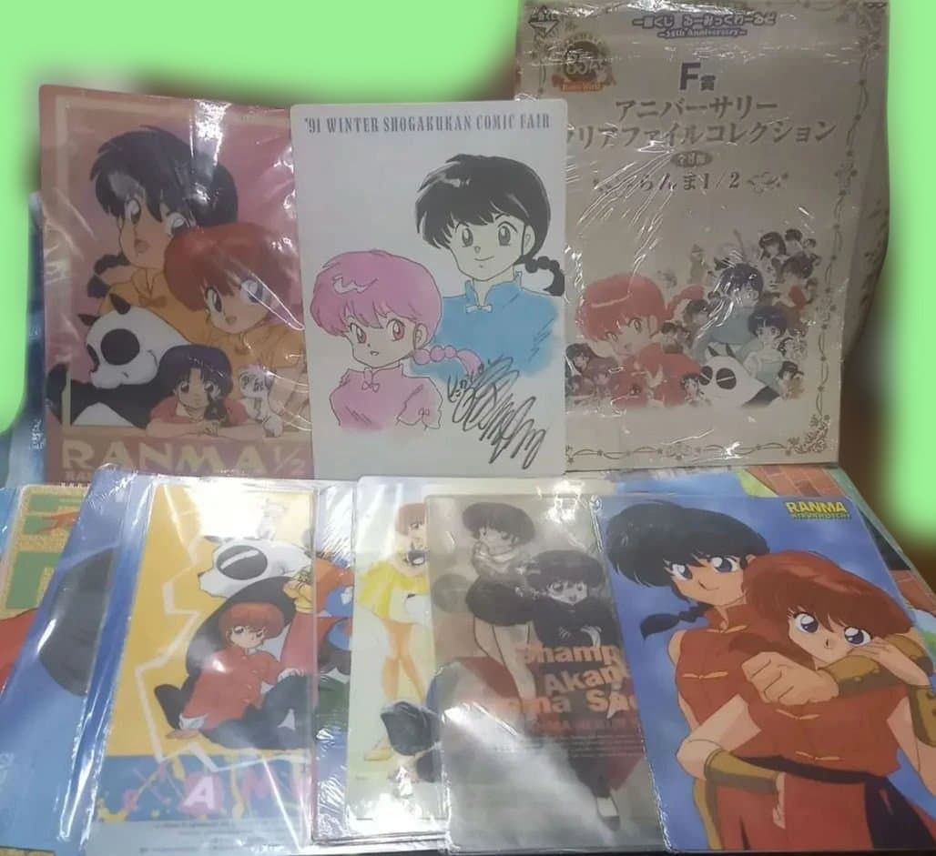 激レア☆当時☆らんま1/2☆下敷き☆24枚セット☆コミックフェア付☆ファイル付き 激レア☆当時☆らんま1/2☆下敷き☆24枚セット☆コミックフェア付