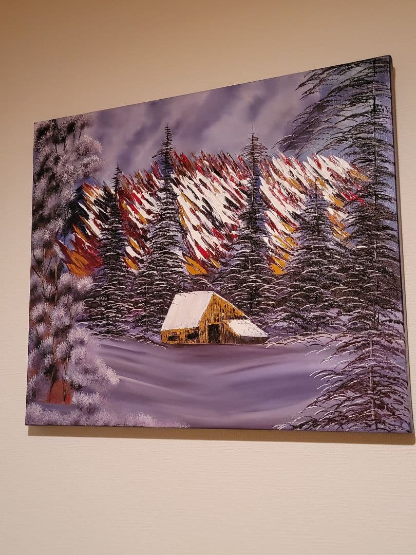 絵画 Winter  in pastel