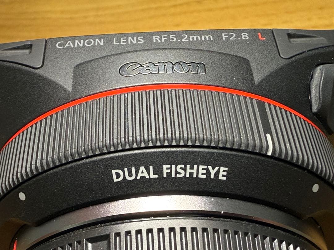 レンズ(単焦点) Canon RF 5.2mm F2.8L DUAL