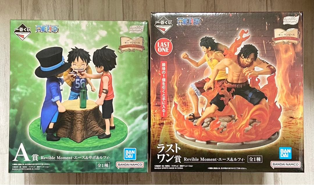 一番くじ ワンピース A賞 3兄弟 ラストワン賞 ルフィ＆エース - メルカリ