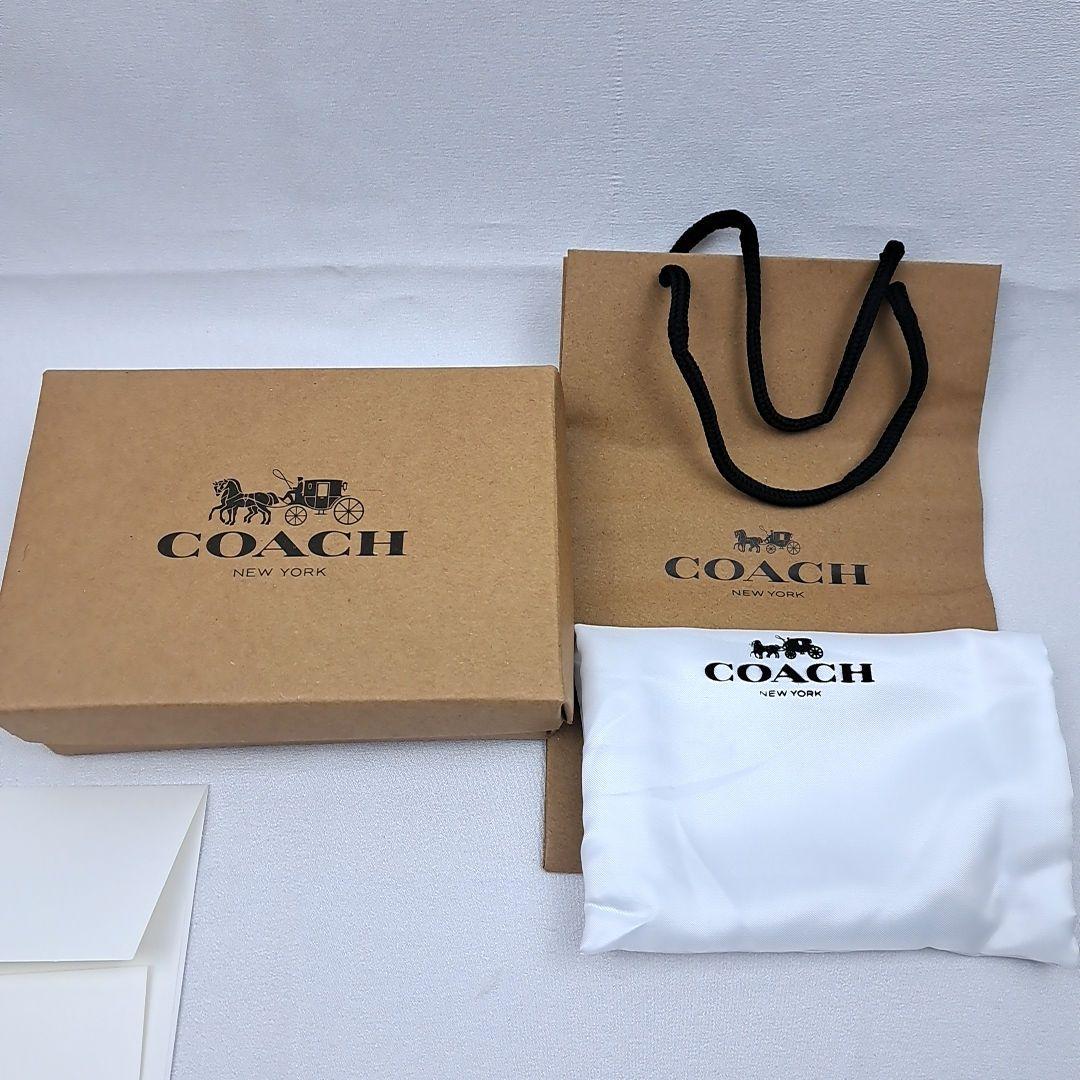 新品未使用　COACH　コーチ　折り財布　スナップウォレット　正規品　付属品多数