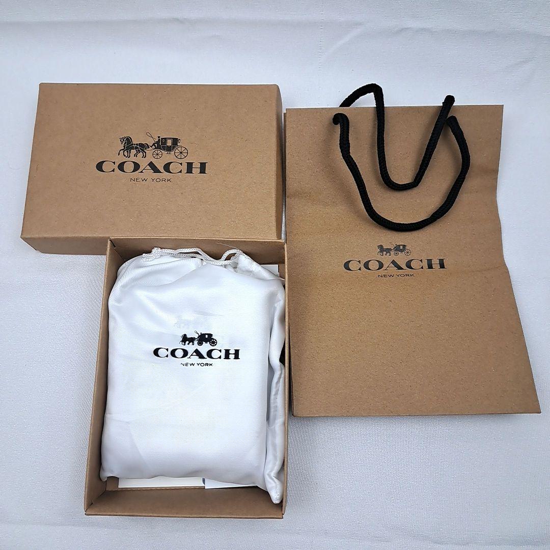 新品未使用　COACH　コーチ　折り財布　スナップウォレット　正規品　付属品多数