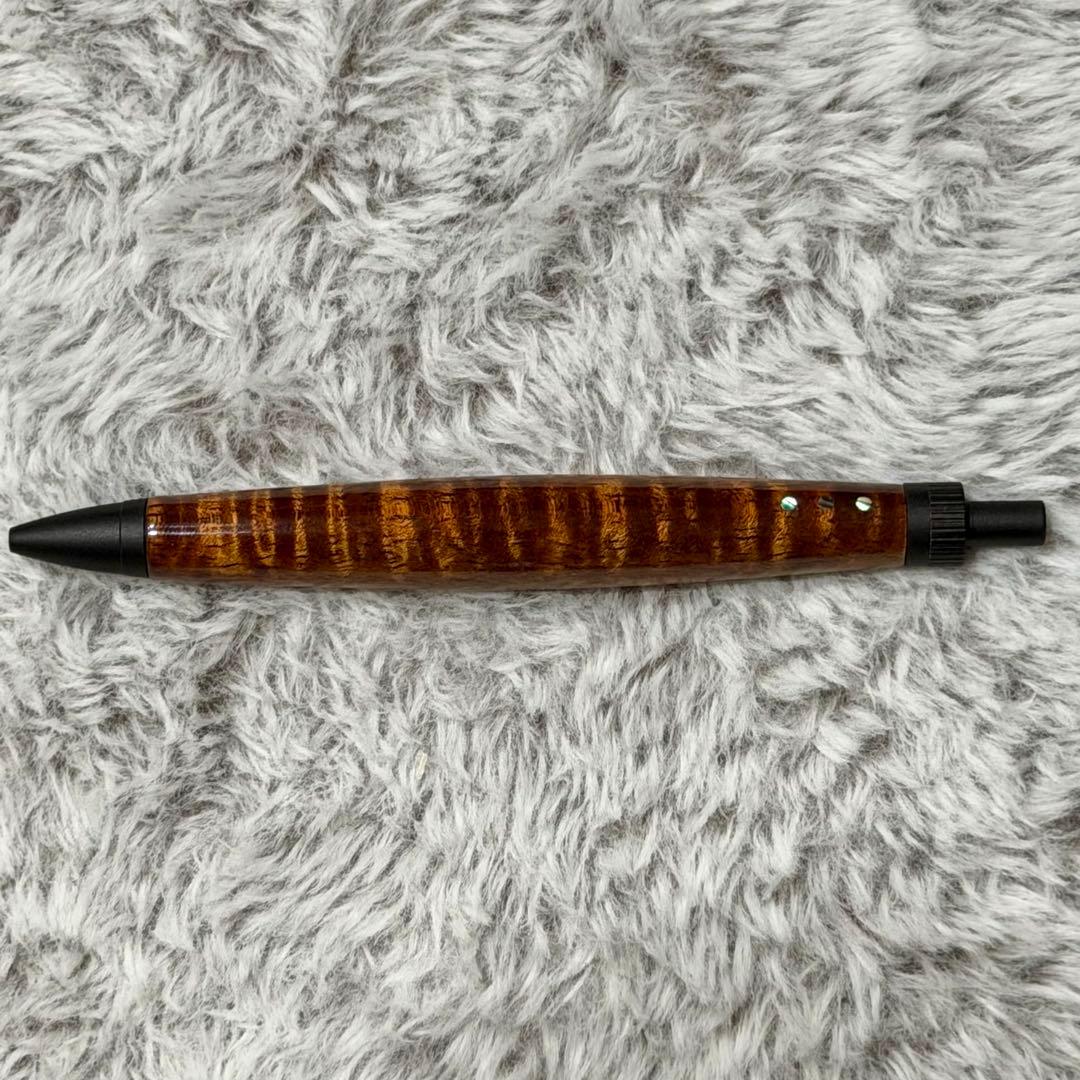 木軸ペン ハワイアンコア 5A＋グレード ラッカー仕上げ 縮杢