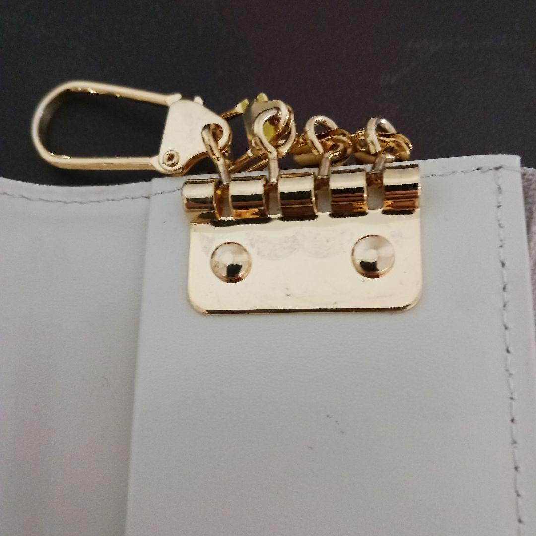 文庫屋大関 華やかな花と唐子デザインのキーリングケース　　終売品