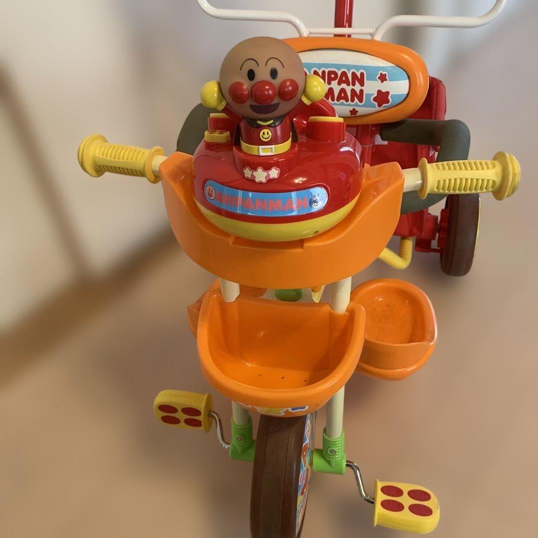 アンパンマン デラックスII 自転車 日よけ付き　メロディ　おしゃべりブザー