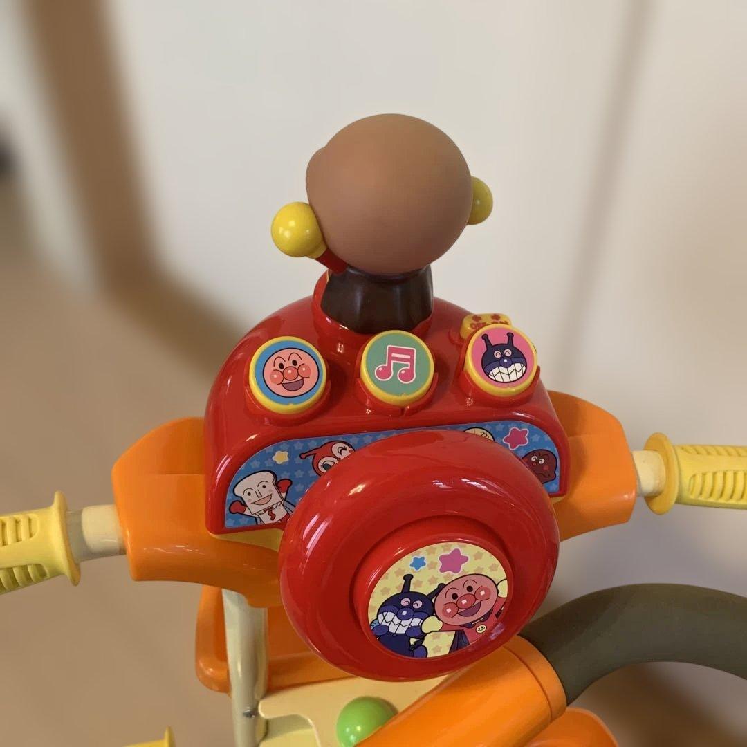 アンパンマン デラックスII 自転車 日よけ付き　メロディ　おしゃべりブザー