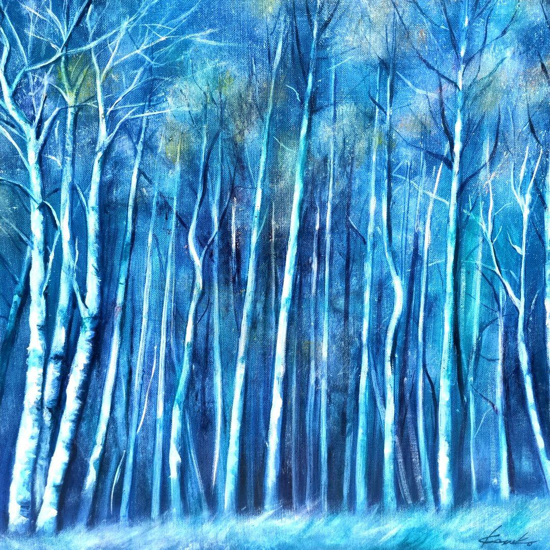 F10油絵 長野風景