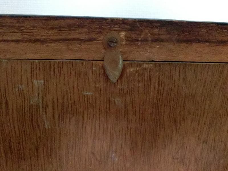 蔵出し品☆真作 門井掬水 色紙 日本画 バラ 木製額縁