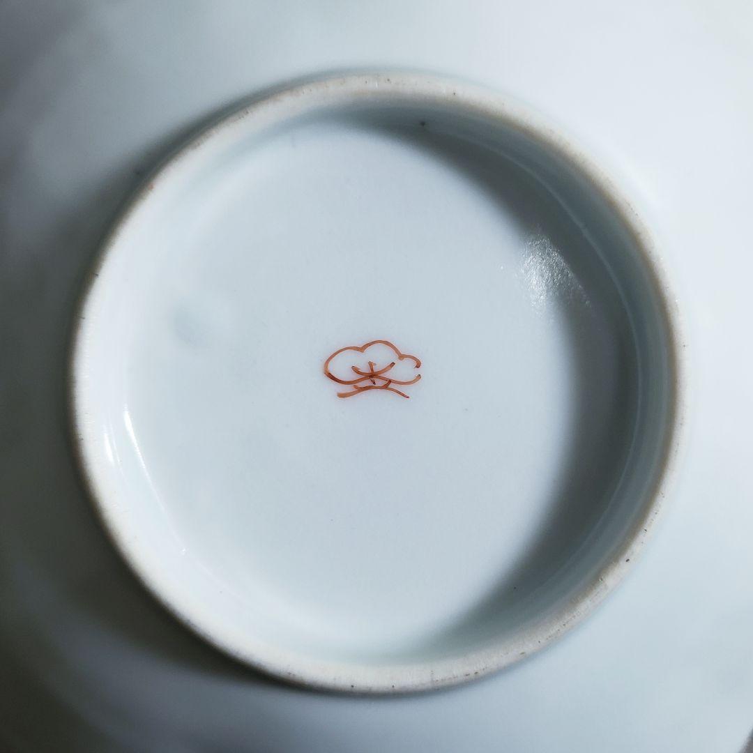 花形皿 変形皿 鳳凰 桐文様 古伊万里 柿右衛門様式 梅花 桜 窯印 明治