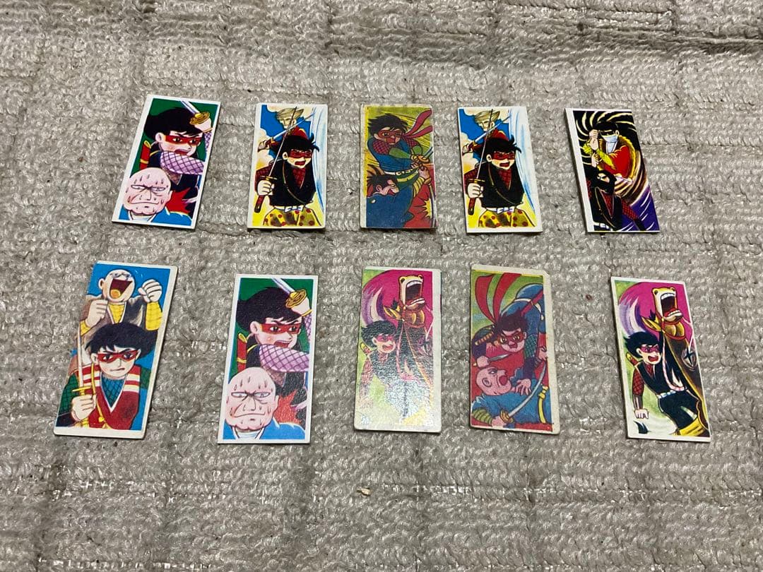 伊賀の影丸／昭和のメンコ。44枚組【ダブリがございます。昭和レトロ】。