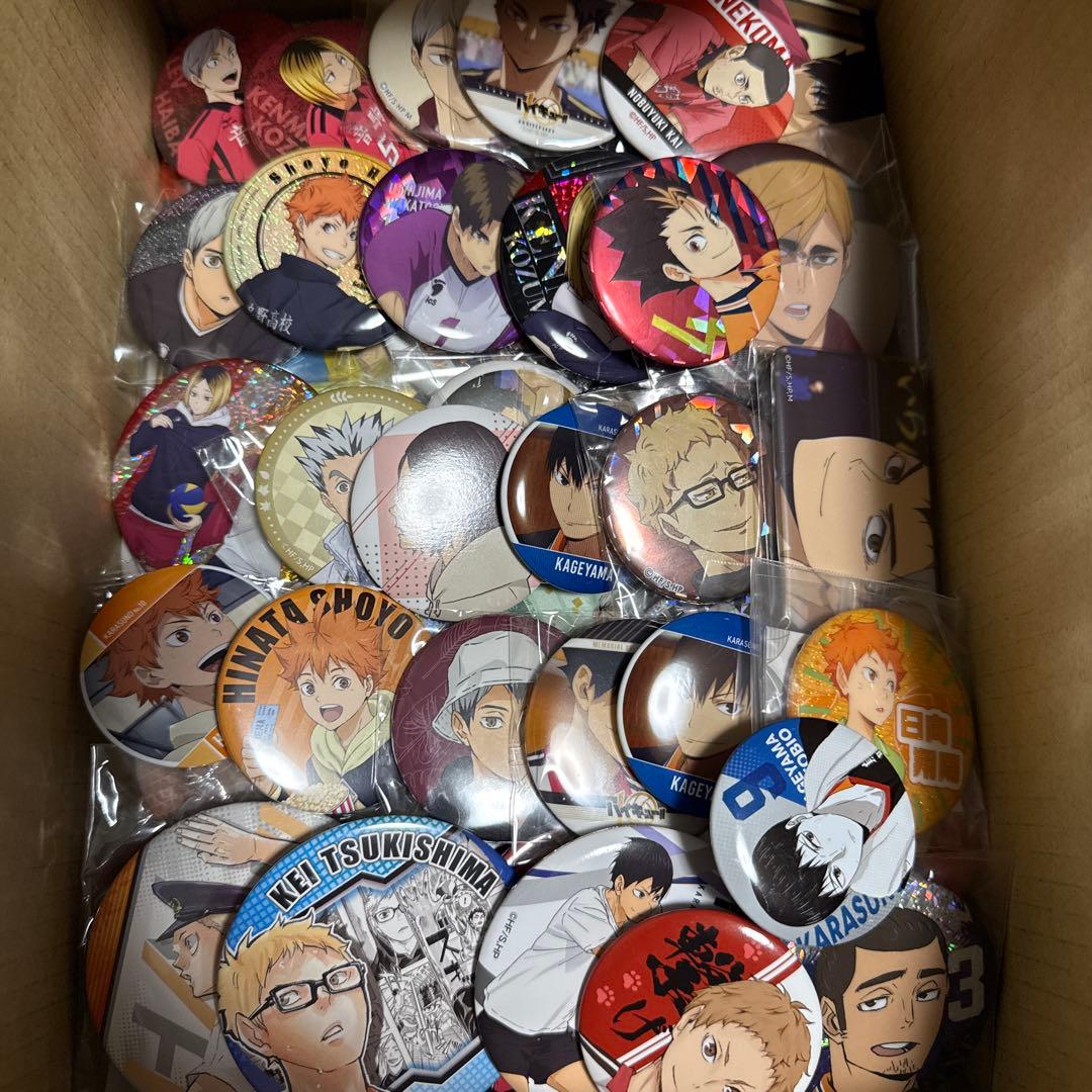 ハイキュー！　バッジ類　約300点大量まとめ売り