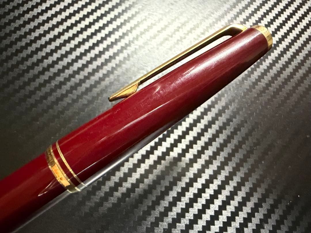 美品 モンブラン No.221 ボルドー 吸入式 EF 極細字 万年筆