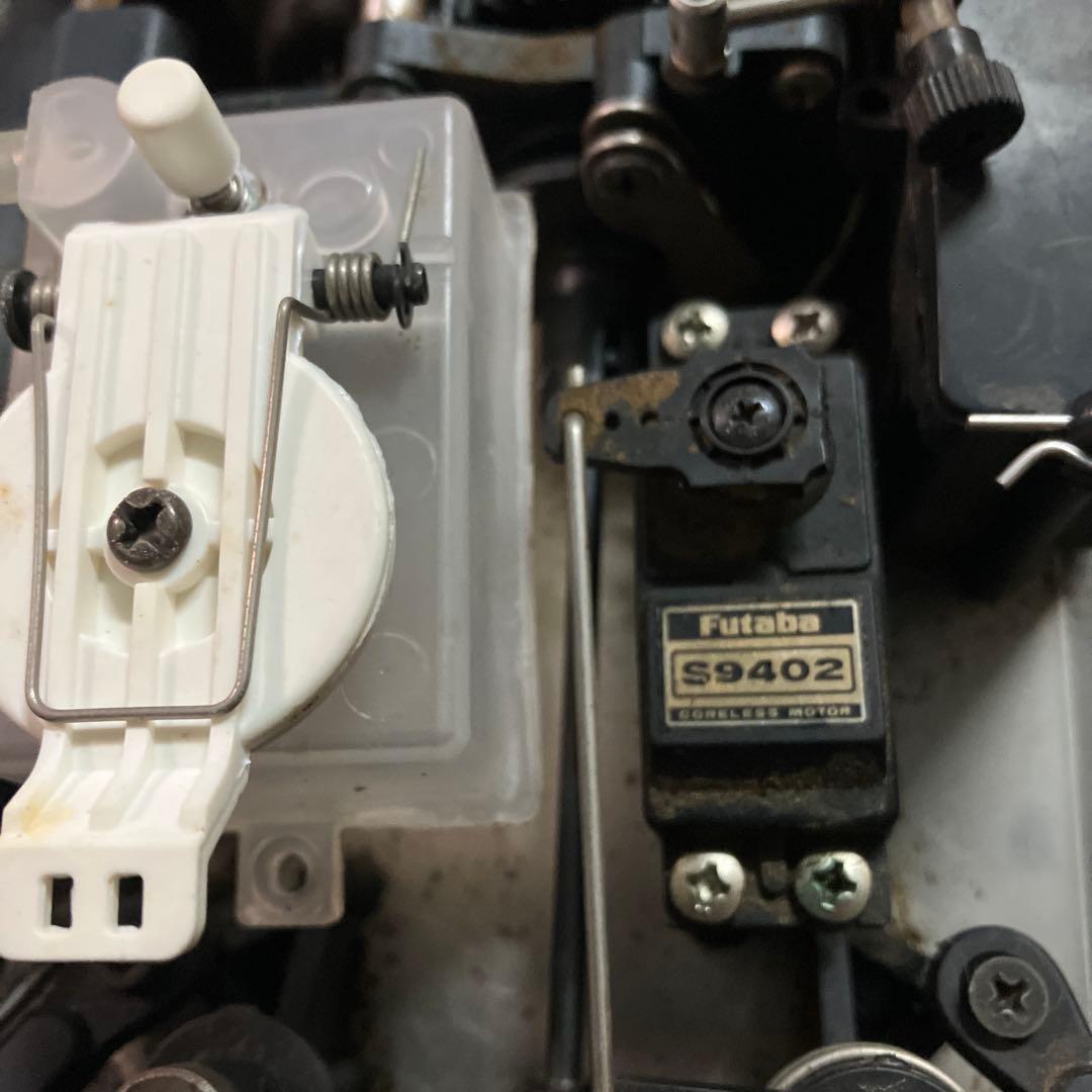 シルバー 4WD ラジコンカー　エンジンカー