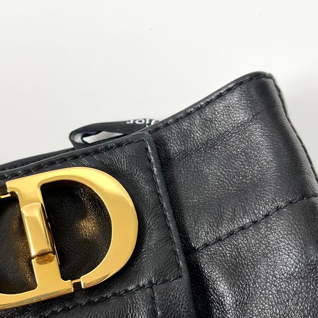 ディオール　スコート　CDバックル　ラムレザー　ブラック　38サイズ　キュロット