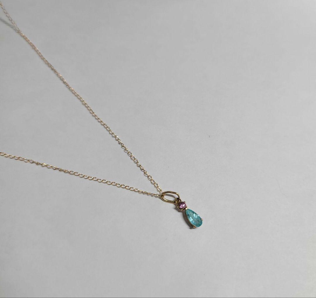 専用ページ☆バターリャパライバトルマリン&パパラチペンダントトップ