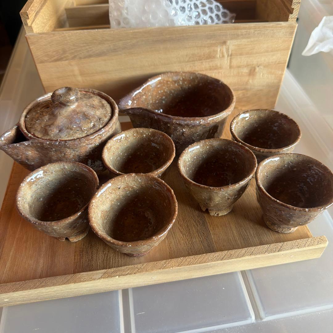 萩焼 波多野指月窯 波多野善蔵 茶器セット - メルカリ