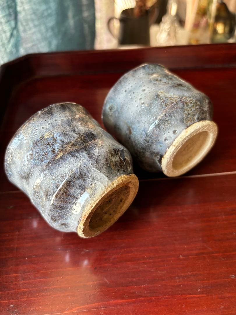 啓蔵 ぐい呑み 鹿児島 萩原 個性的 希少