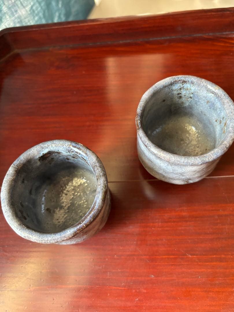 啓蔵 ぐい呑み 鹿児島 萩原 個性的 希少