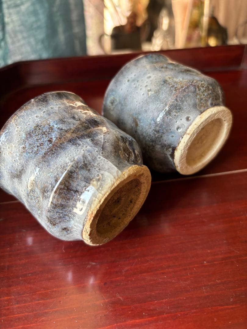 啓蔵 ぐい呑み 鹿児島 萩原 個性的 希少