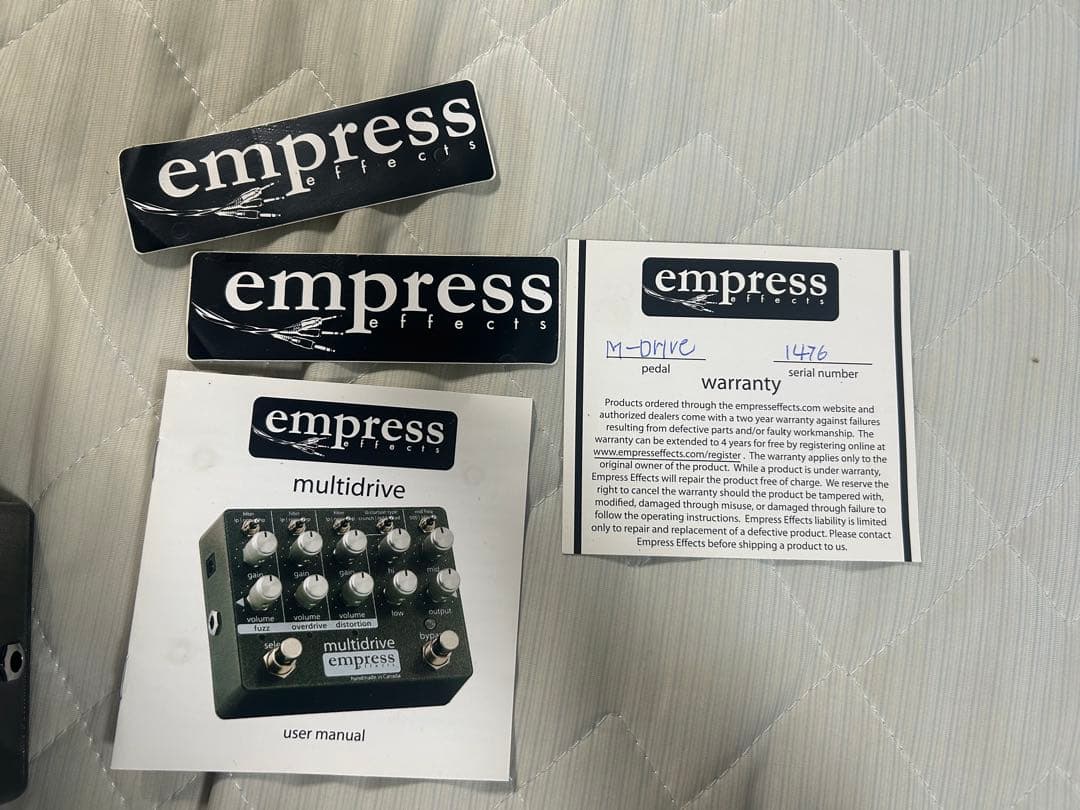 Empress Multidrive ギターエフェクター