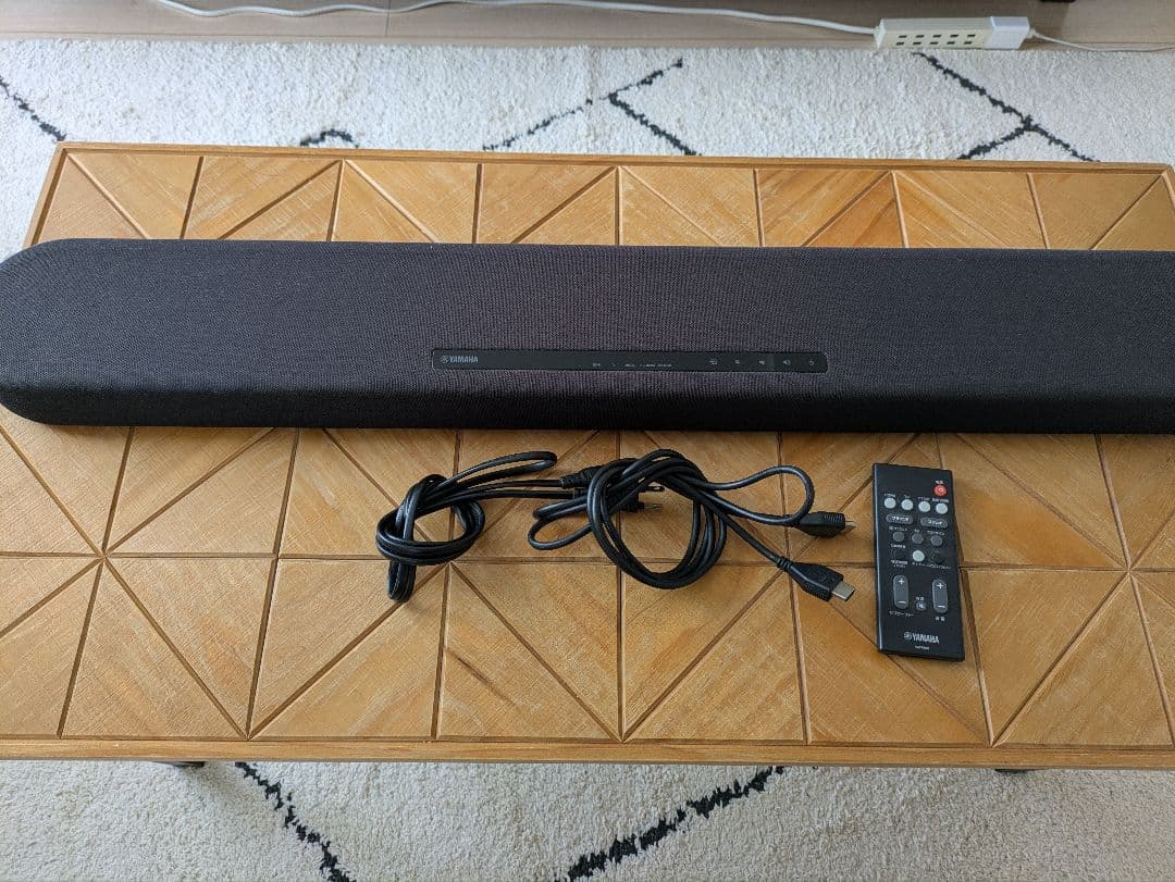 美品 ヤマハ サウンドバー YAS-108 動作確認済み 電源コード リモコン付